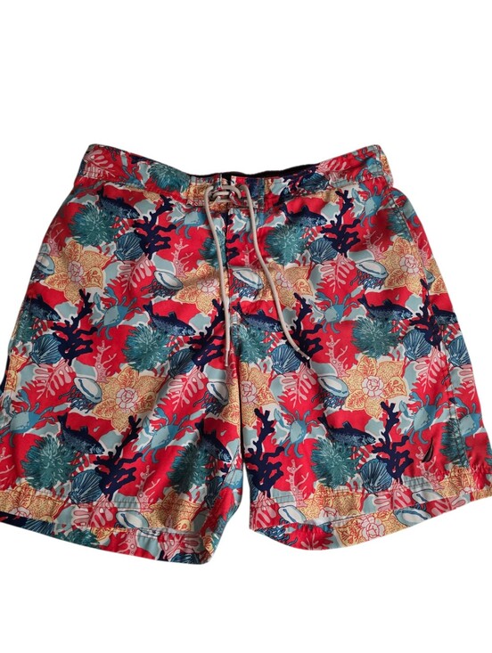 Nautica Other - Nautica Coral and Teal Tropical Swim Trunks